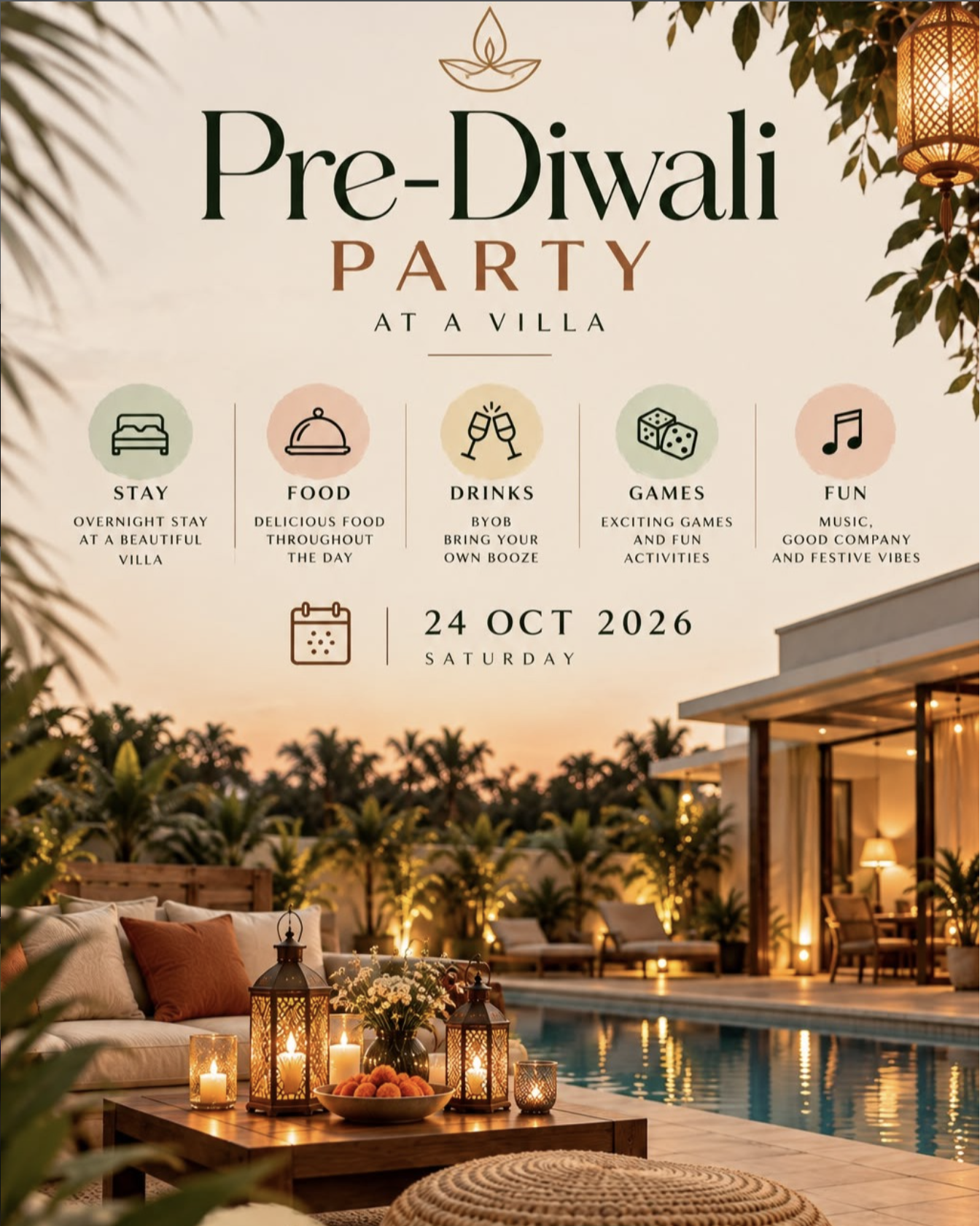 Pre-Diwali Villa Party | lonavala